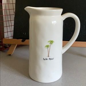 Ray Dunn Palm Tree Water Pitcher